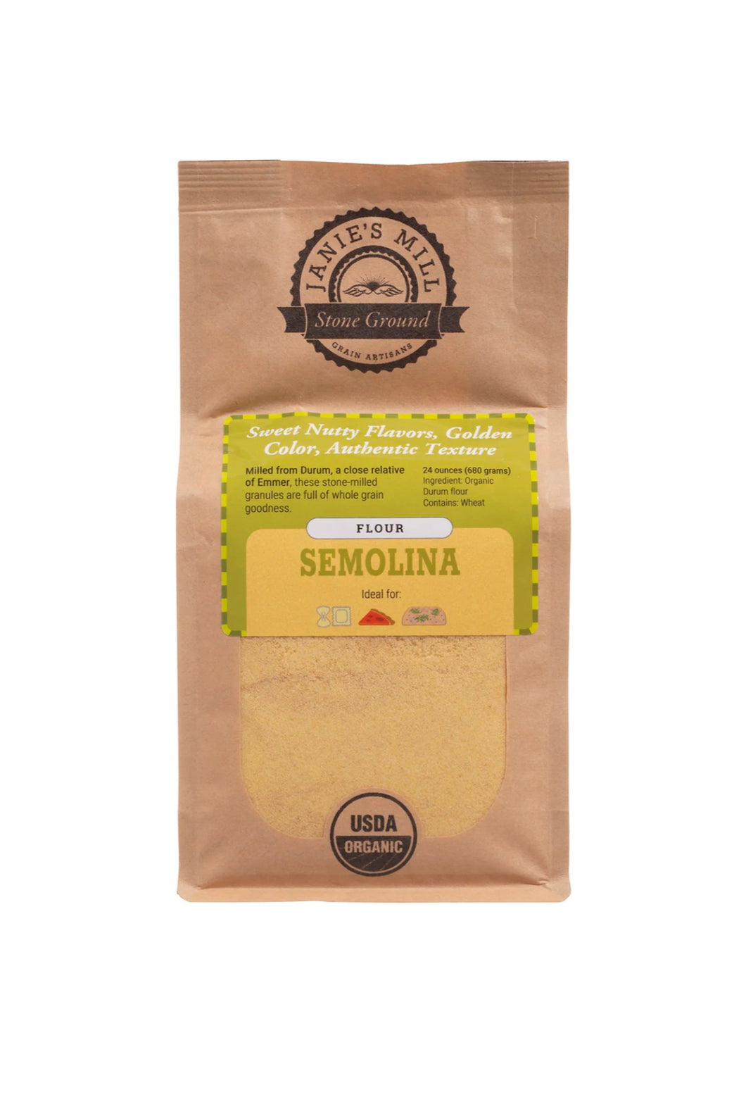 Organic Semolina flour